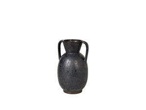 Simi Vase_Antique Grey/Black, Reactive glazed ceramic_W19 x L19 x H29 cm