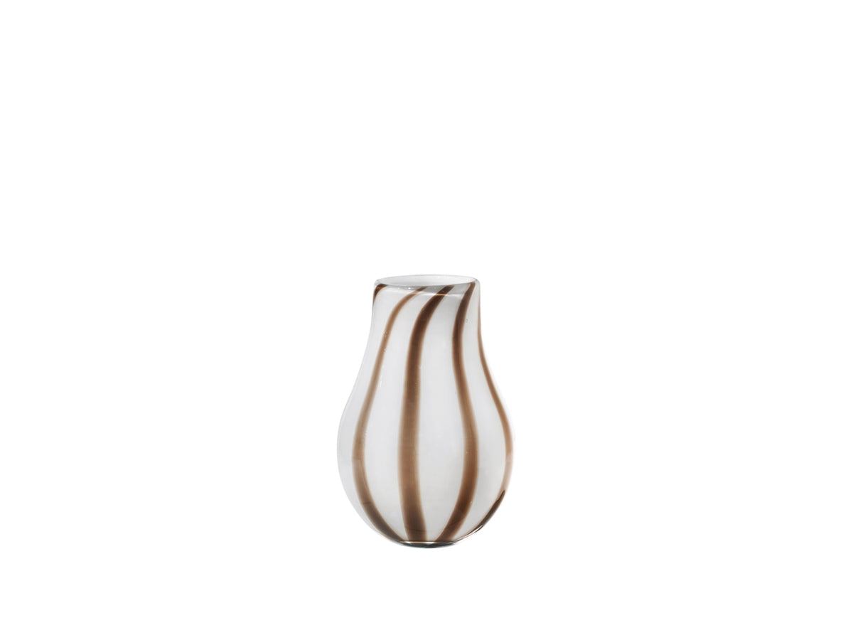 Ada stripe Vase_Mouthblown glass_Ø15,5 x H22,5 cm