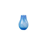 画像をギャラリービューアに読み込む, Ada Crossstripe Vase_Intense Blue, Mouthblown glass_Ø15,5 x H22,5 cm
