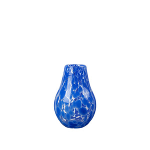 Ada Spot Vase_Intense Blue, Mouthblown glass_Ø15,5 x H22,5 cm