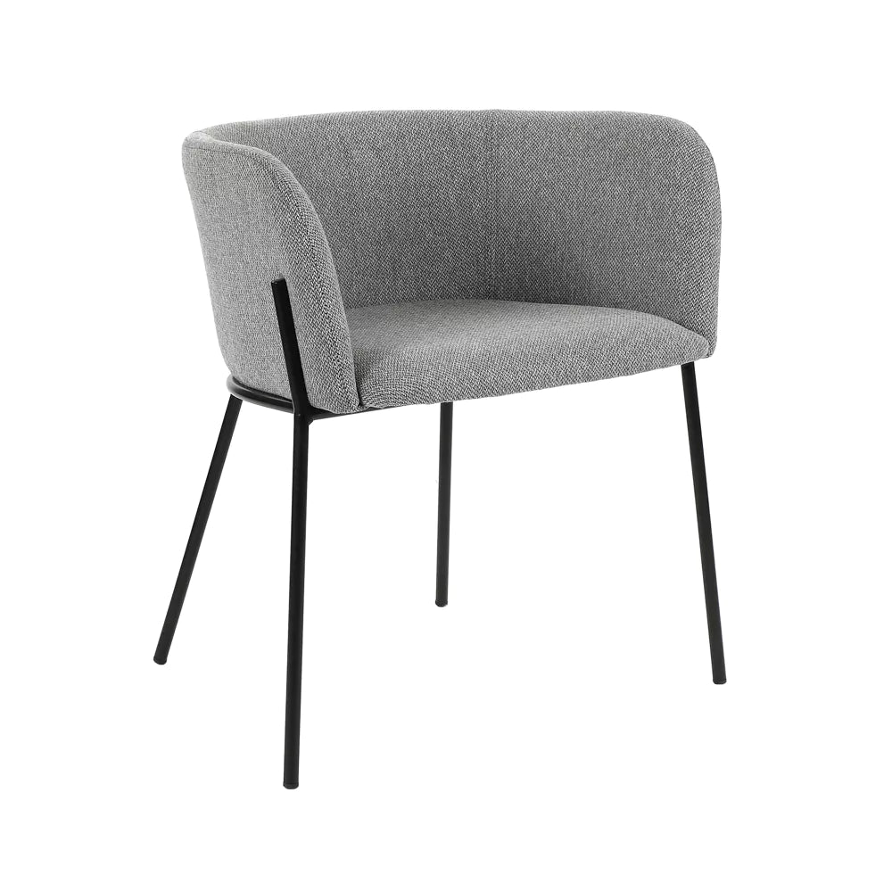 POLKA - chair - fabric / metal - L52xW59xH68cm