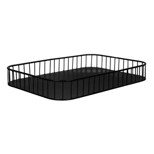 RAIL - tray - metal -  black