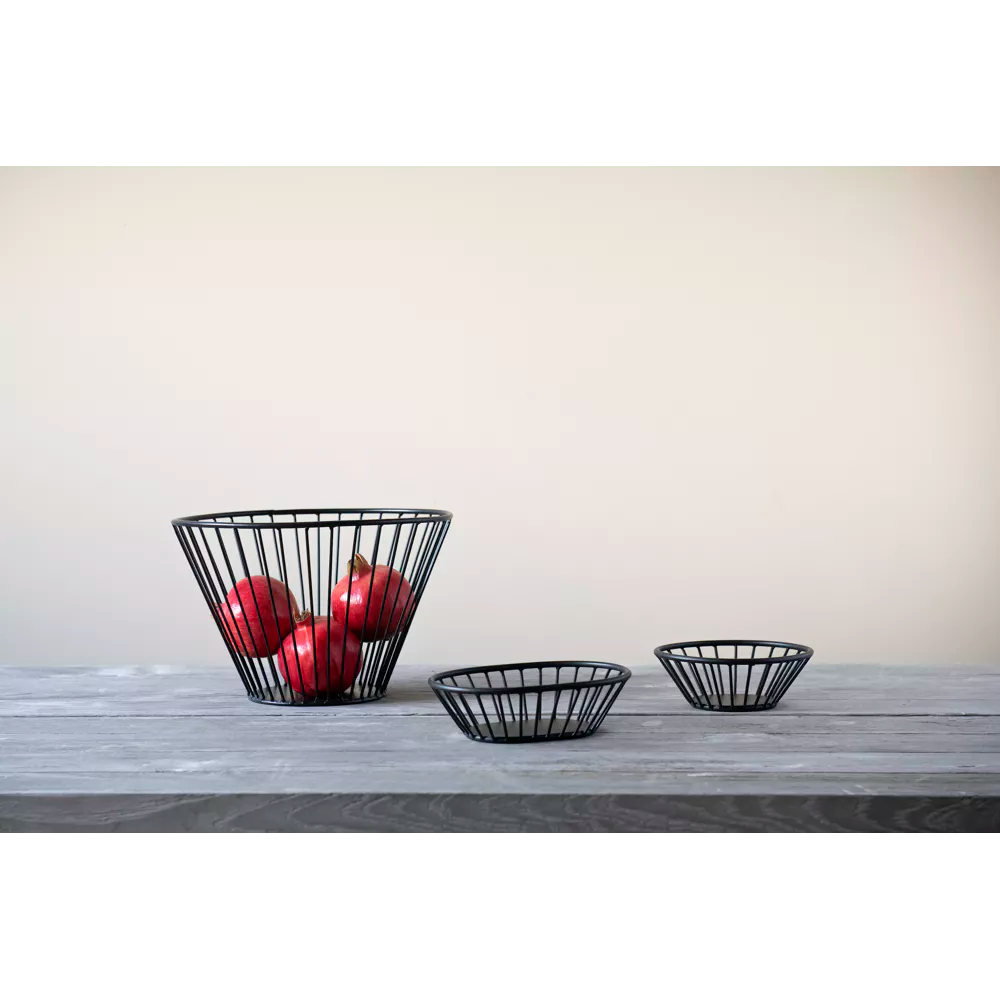 RAIL - fruit bowl - metal  - black