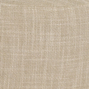 DELILAH - ottoman - fabric - DIA 80 x H 35 cm - ecru