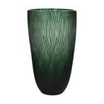 画像をギャラリービューアに読み込む, FOLIZA - vase - glass - dark green
