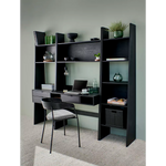 画像をギャラリービューアに読み込む, ORLANDO - rack - mdf - L 50 x W 35 x H 185 cm - black
