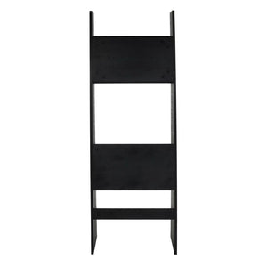 ORLANDO - 2 drawer rack - mdf - L 60 x W 35 x H 185 cm - black