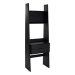 画像をギャラリービューアに読み込む, ORLANDO - 2 drawer rack - mdf - L 60 x W 35 x H 185 cm - black
