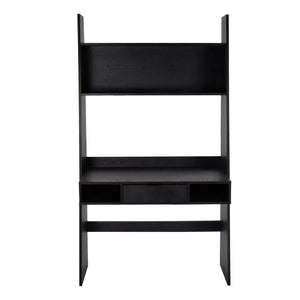 ORLANDO - desk rack - mdf - L 100 x W 45 x H 185 cm - black