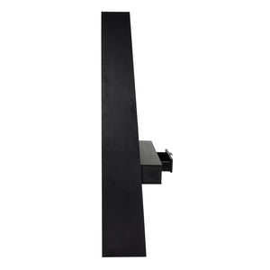 ORLANDO - desk rack - mdf - L 100 x W 45 x H 185 cm - black