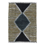 画像をギャラリービューアに読み込む, FORTE - rug - recycled leather / cotton - L 180 x W 240 cm - multicolor
