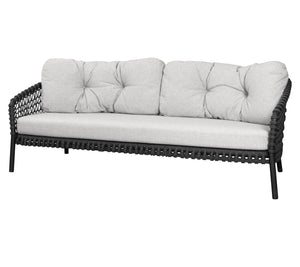 Ocean large 3-seater sofa Dark grey