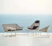 Breeze footstool Light grey