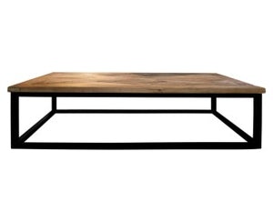 Coffee table reclaimed elm 120x70x40