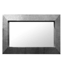 Mirror ant.silver PU 114x183x11