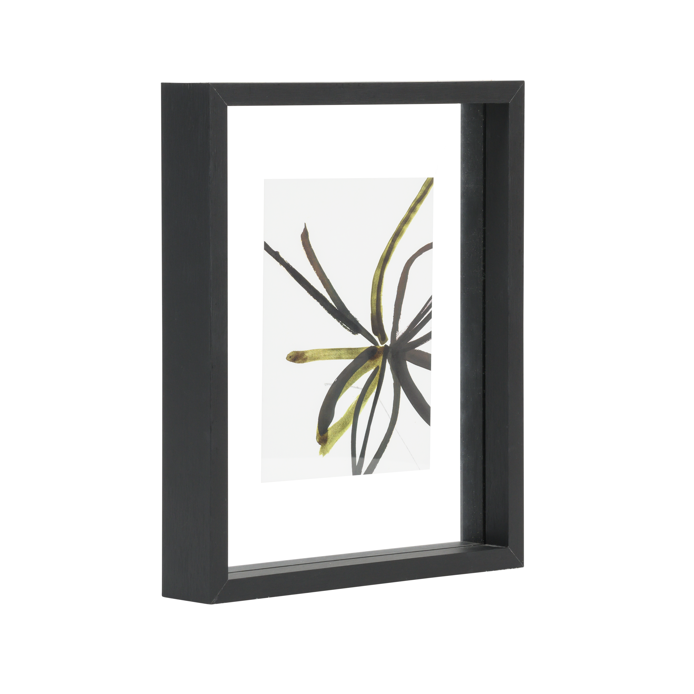 Urban Nature Culture photo frame Floating Minimalism black_M