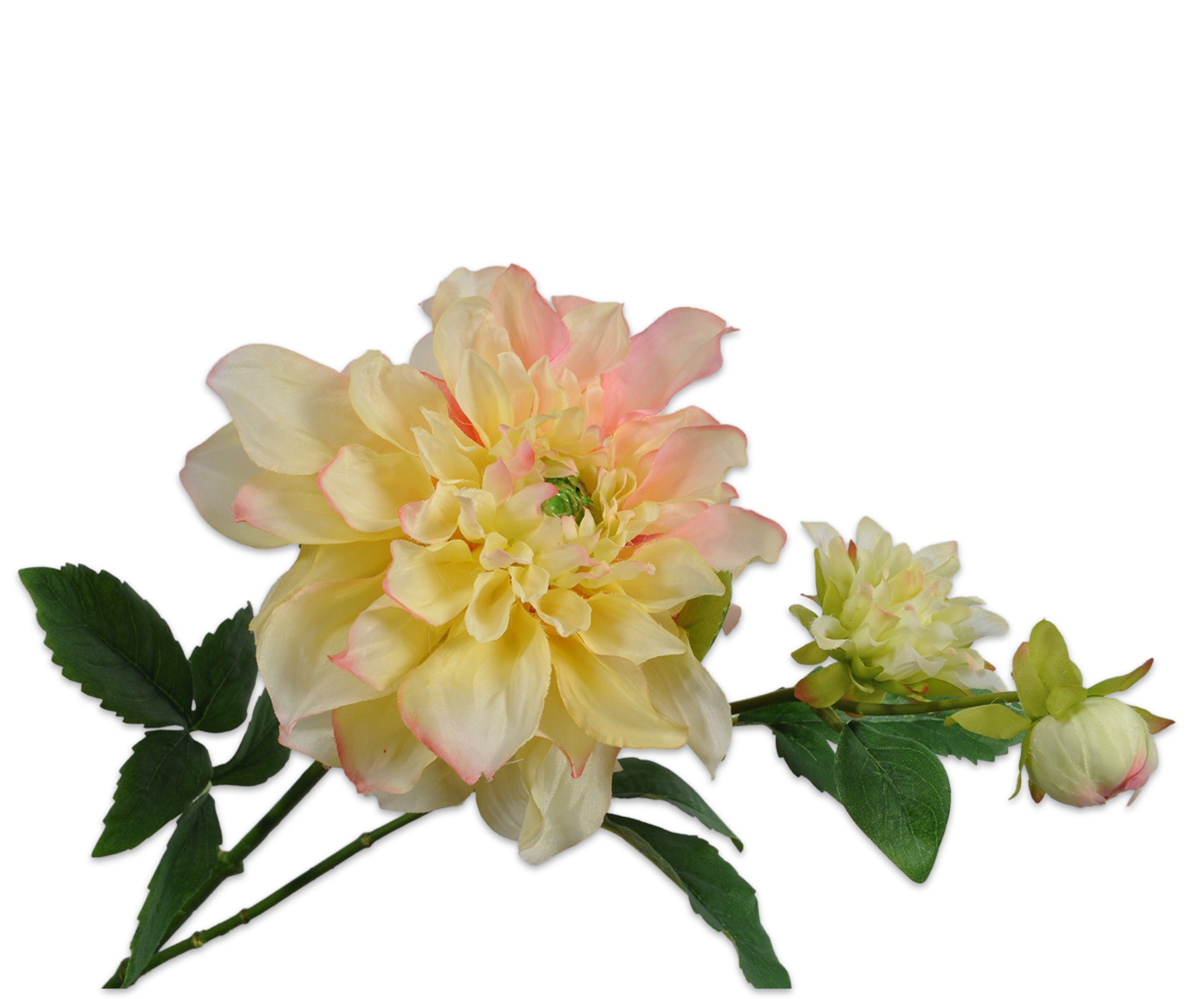 DAHLIA SPRAY YLL/PNK 64 cm