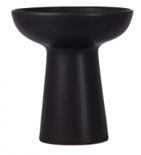 TIMEO BOWL ON FOOT BLACK