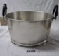 Wine coole round w/leather handles BR/PEW 36x3620