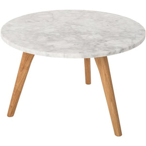 SIDE TABLE WHITE STONE