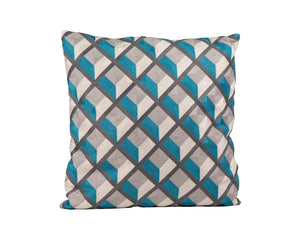 Cushion graphic bluegrey CO