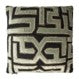 Cushion black-mud green velvet CO 50x50