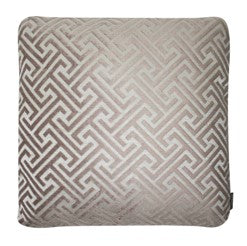 Cushion warm white PE/CO/VI 50x50