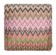 Cushion pink green chevron CO 50x50