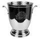 Wine cooler etched w/handles SS/BR/NI 34x25x31