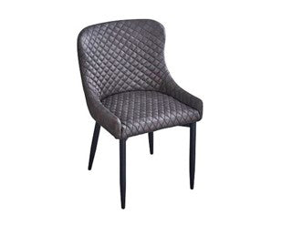 Dining chairs Riva liver PU iron legs 53x63x82