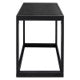 Column matt black herringbone mango wood IR 40x40x100