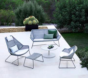 Breeze footstool Light grey