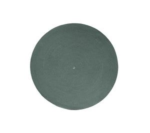 Circle rug, dia. 140cm Dark green,Soft Rope