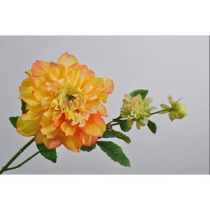 DAHLIA SPRAY YLL/ORG 64 cm