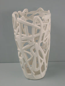 CERAMIC 13×13×25cm WHITE