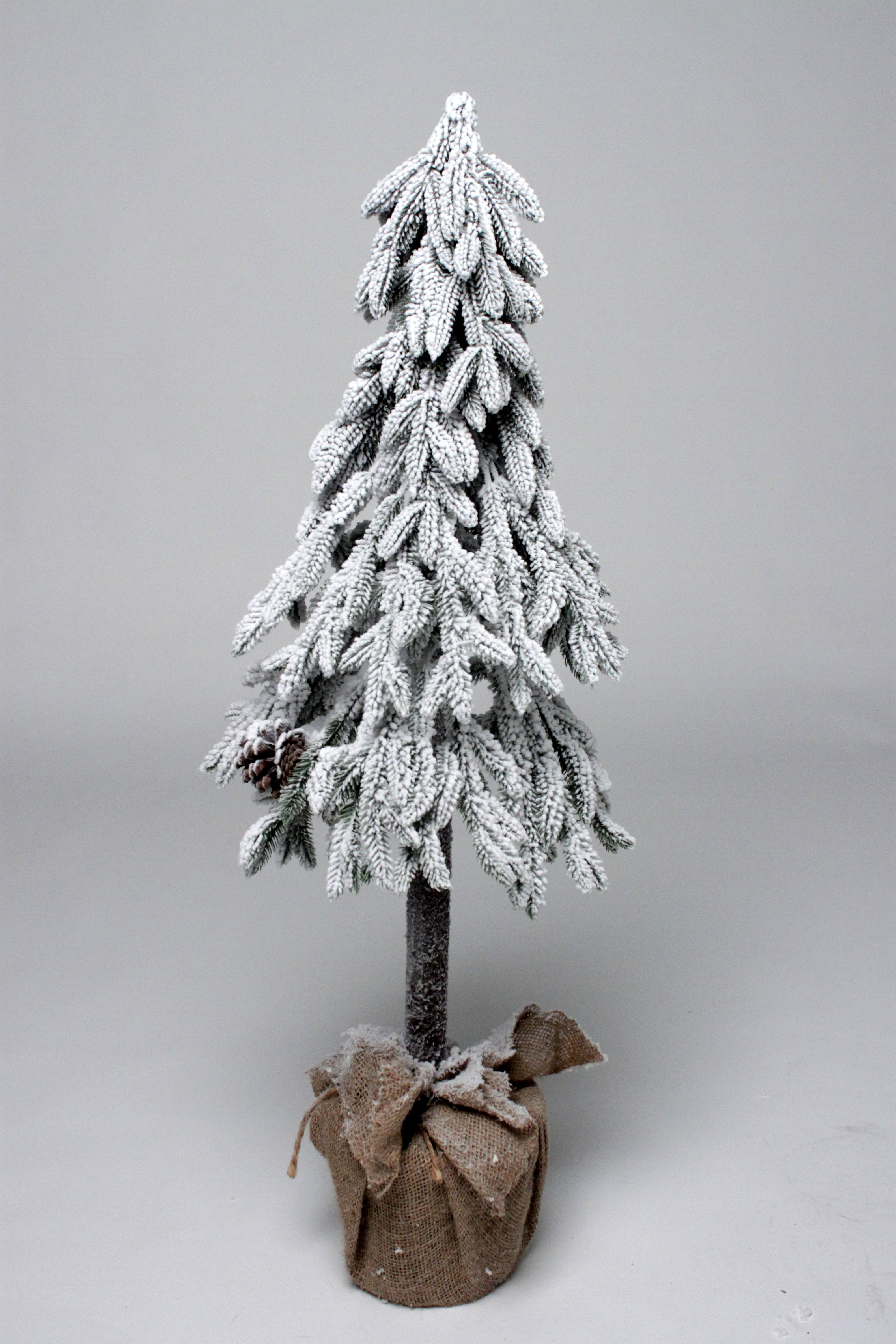 SNOW TREE W BERLAP BAG 90cm