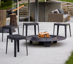 画像をギャラリービューアに読み込む, Cut stool, aluminium
