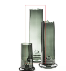 VASE NIKKY XL (Grey Glass)