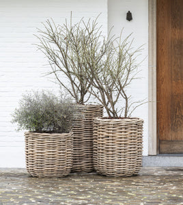 PLANTER BASKET JULIA SMALL (CL Rattan)