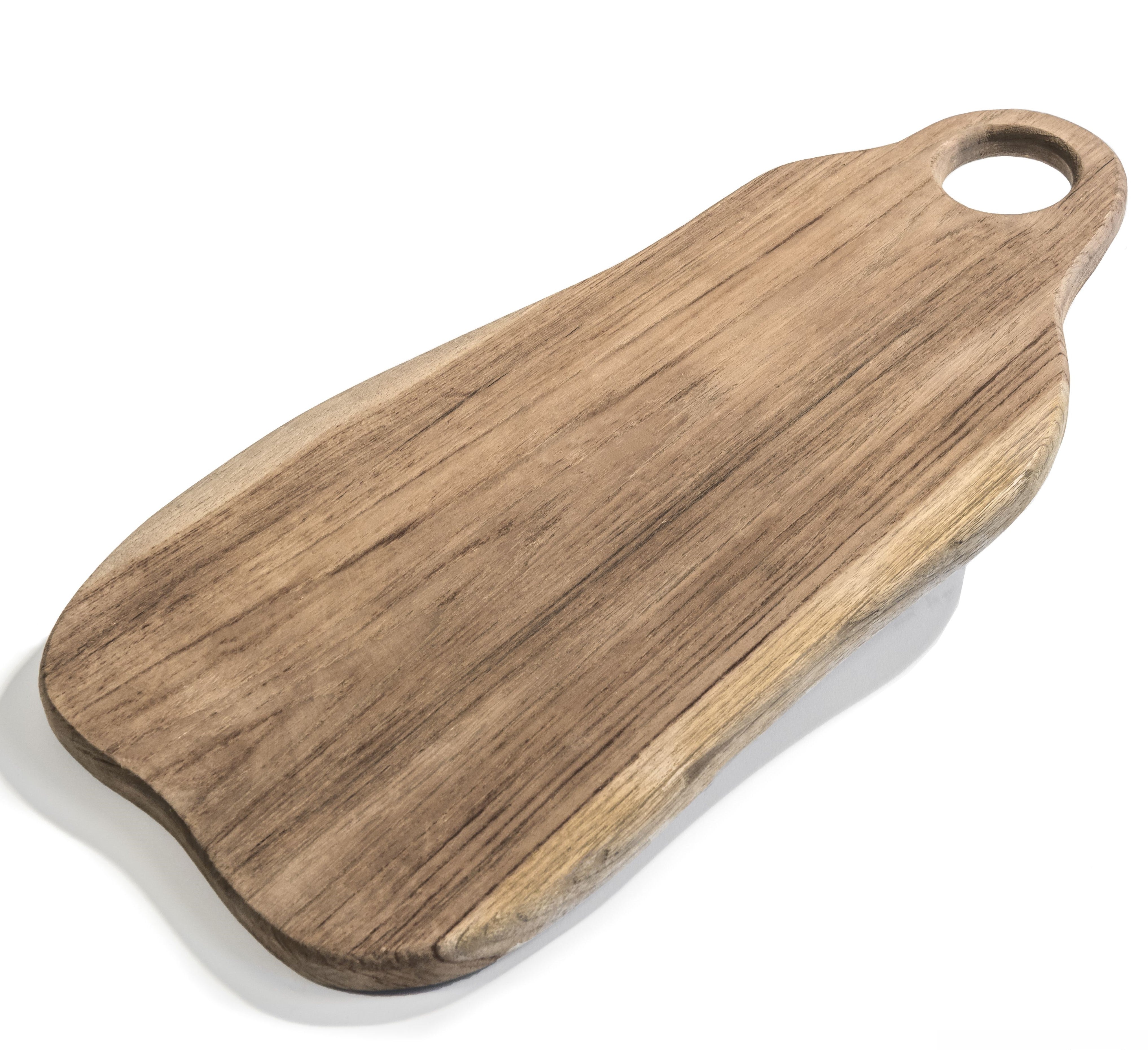 TAPAS PLATE NATURAL SHAPE (Teak Natural Gray)