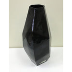 画像をギャラリービューアに読み込む, VASE STONE DAX BG H32 19X16 SHNY BLACK
