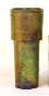 vase gold/autumngreen 44x20cm