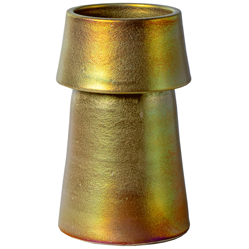 vase gold 28x16cm