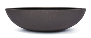 Low bowl, easyLite, concrete surface Espresso/D.100x29