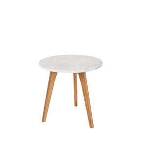 SIDE TABLE WHITE STONE